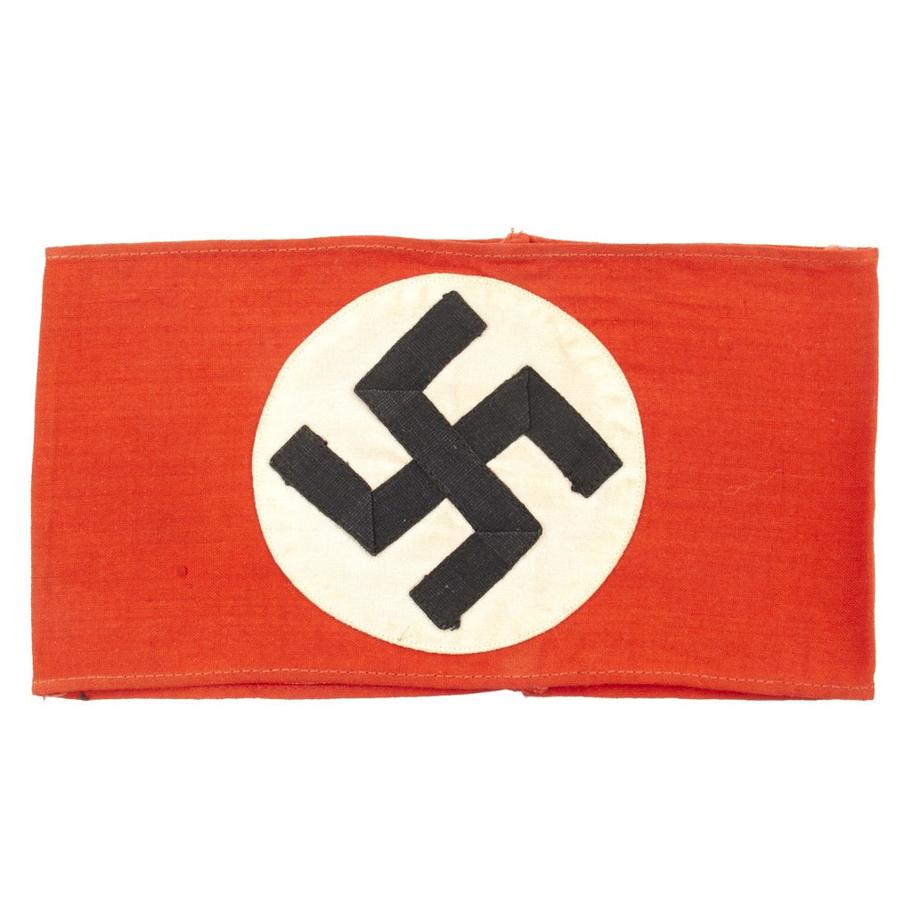 Original German WWII NSDAP Party Multi-Piece High Grade Cotton Armband Original Items