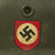 Original German WWII Erel Vulkanfiber Helmet with Post War SS Decal Original Items
