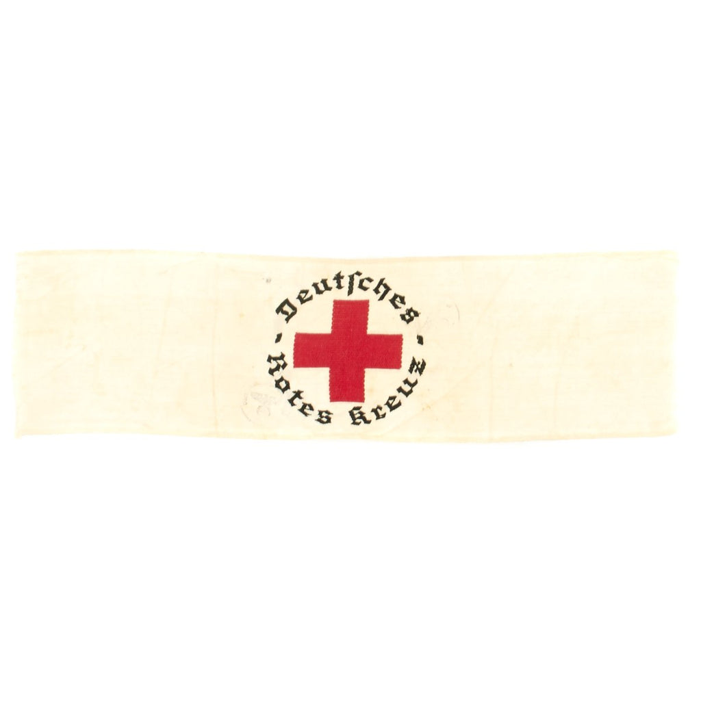 Original German WWII DRK Red Cross Armband - Deutsches Rotes Kreuz Original Items