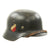 Original German WWII Luftwaffe M35 Double Decal Helmet - marked Q64 Original Items