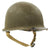 Original WWII 1942 M1 McCord Front Seam Fixed Bale Helmet with Westinghouse Liner Original Items