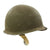 Original WWII 1942 M1 McCord Front Seam Fixed Bale Helmet with Westinghouse Liner Original Items