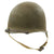 Original WWII 1942 M1 McCord Front Seam Fixed Bale Helmet with Westinghouse Liner Original Items