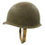 Original WWII 1942 M1 McCord Front Seam Fixed Bale Helmet with Westinghouse Liner Original Items