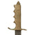 Original U.S. WWII Brass Handle Fighting Knife Theater Made from Bayonet with Scabbard Original Items