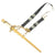 Original WWII German 2nd Model Naval Dagger with Hammered Scabbard by WKC with Portepee and Hangers Original Items