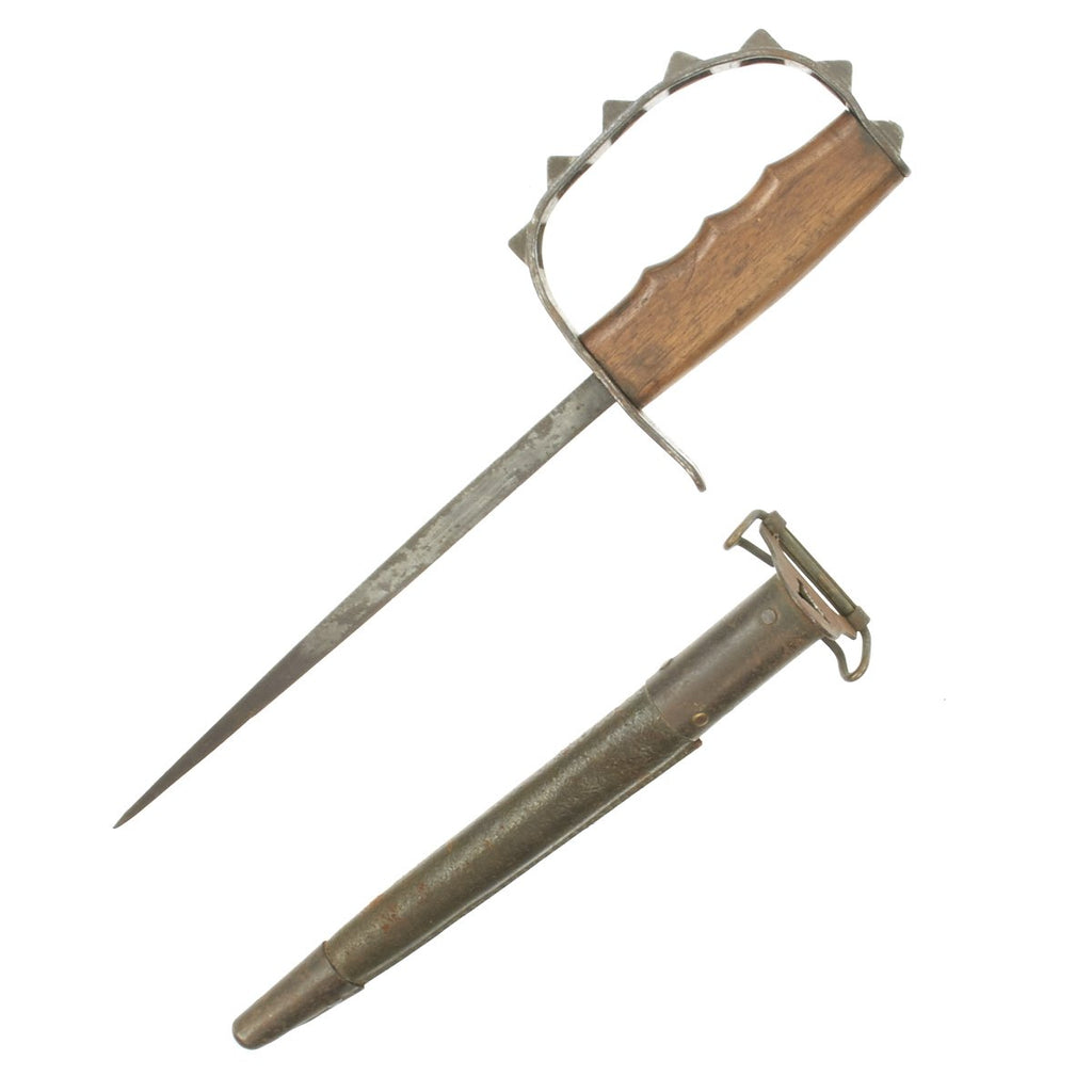 Original U.S. WWI M1917 Trench Knife by L.F. & C. dated 1917 with Scabbard by Jewell Original Items