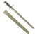 Original U.S. WWII M1942 Garand Rifle 16 inch Bayonet by PAL with M3 Scabbard - dated 1942 Original Items