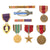 Original U.S. WWII Named Purple Heart Wounded in Action February 1945 Medal Set Original Items