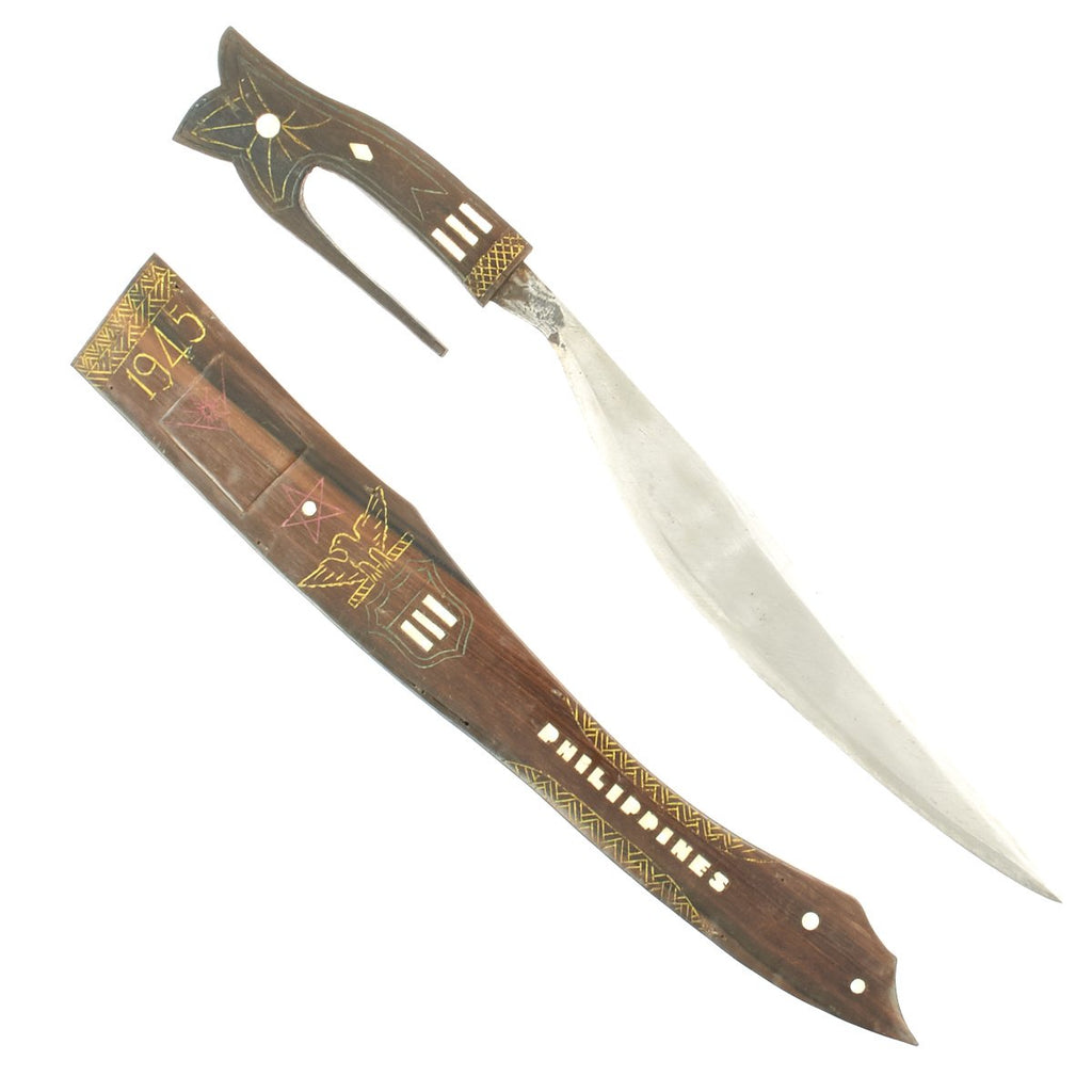 Original U.S. WWII 1945 Philippines Pacific Theatre Bring Back Talibon Knife Original Items