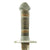 Original U.S. WWII Custom Theater Made Fighting Knife with Tooled Leather Scabbard Original Items