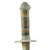 Original U.S. WWII Custom Theater Made Fighting Knife with Tooled Leather Scabbard Original Items