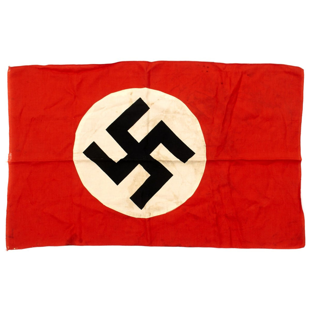 Original German WWII National Flag Small Display Size - 30 x 18 Original Items