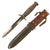 Original U.S. WWII M3 Fighting Knife by Camillus Cutlery with Modified M8 Scabbard Original Items