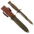 Original U.S. WWII M3 Fighting Knife by Camillus Cutlery with Modified M8 Scabbard Original Items