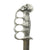 Original U.S. WWII E.W. Stone Skull Knuckle Guard Style M3 Fighting Knife with M8 Scabbard Original Items
