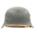 Original German WWII M42 Single Decal Luftwaffe Helmet with Textured Paint in Excellent Condition - ET66 Original Items