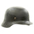 Original German WWII M40 Single Decal Luftwaffe Helmet with Size 56 Liner - ET64 Original Items