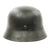 Original German WWII M40 Single Decal Luftwaffe Helmet with Size 56 Liner - ET64 Original Items