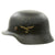 Original German WWII M40 Single Decal Luftwaffe Helmet with Size 56 Liner - ET64 Original Items