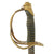 Original U.S. M-1872 Light Cavalry Saber with Nickel-Plated Scabbard - marked Made in Germany Original Items