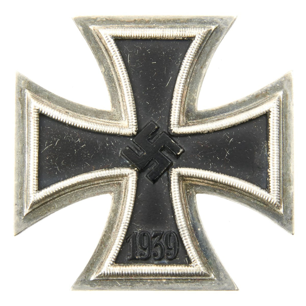 Original German WWII Iron Cross First Class 1939 with Clip Back - Maker Mark 100 Original Items