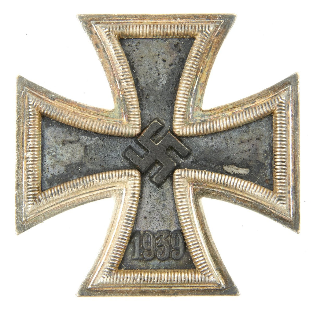 Original German WWII Iron Cross First Class 1939 by Fritz Zimmermann of Stuttgart Original Items