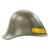 Original Dutch WWII Model 1934 Army Anti-Aicraft Helmet with Helmet Plate - Very Good Condition New Made Items