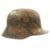 Original German WWI M17 Stahlhelm Helmet with Camouflage Paint Original Items