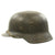 Original German WWII Army Heer M40 Helmet with Liner and Chinstrap - Marked hkp66 Original Items