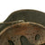 Original German WWII Army Heer M40 Helmet with Liner and Chinstrap - Marked hkp66 Original Items