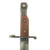 Original Canadian WWI Mk.I Ross Rifle Bayonet and Leather Scabbard with U.S. WWI Surcharges Original Items