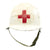Original U.S. WWII Medic M1 McCord Front Seam Helmet with Firestone Liner Original Items