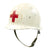 Original U.S. WWII Medic M1 McCord Front Seam Helmet with Firestone Liner Original Items