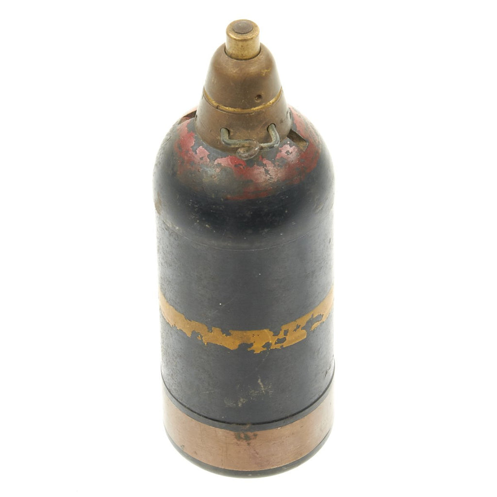 Original Japanese WWII Type 89 Knee Mortar 50mm Grenade Round - Inert Original Items