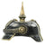 Original WWI Imperial German Prussian Dragoon Officer M1897 Pickelhaube Helmet with Cover Original Items