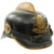 Original German WWI Leather Fire Brigade Helmet from Beckeln by Lehmann & Wundenberg of Hannover Original Items