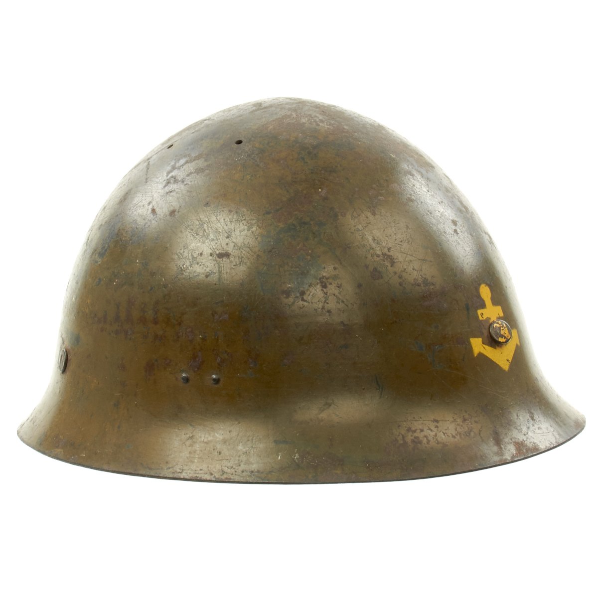 Snlf Original WWII Japanese Special Naval Landing Forces SNLF Helmet with ...