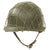 Original U.S. WWII 1943 McCord Front Seam Fixed Bale M1 Helmet with Westinghouse Liner & Helmet Net Original Items