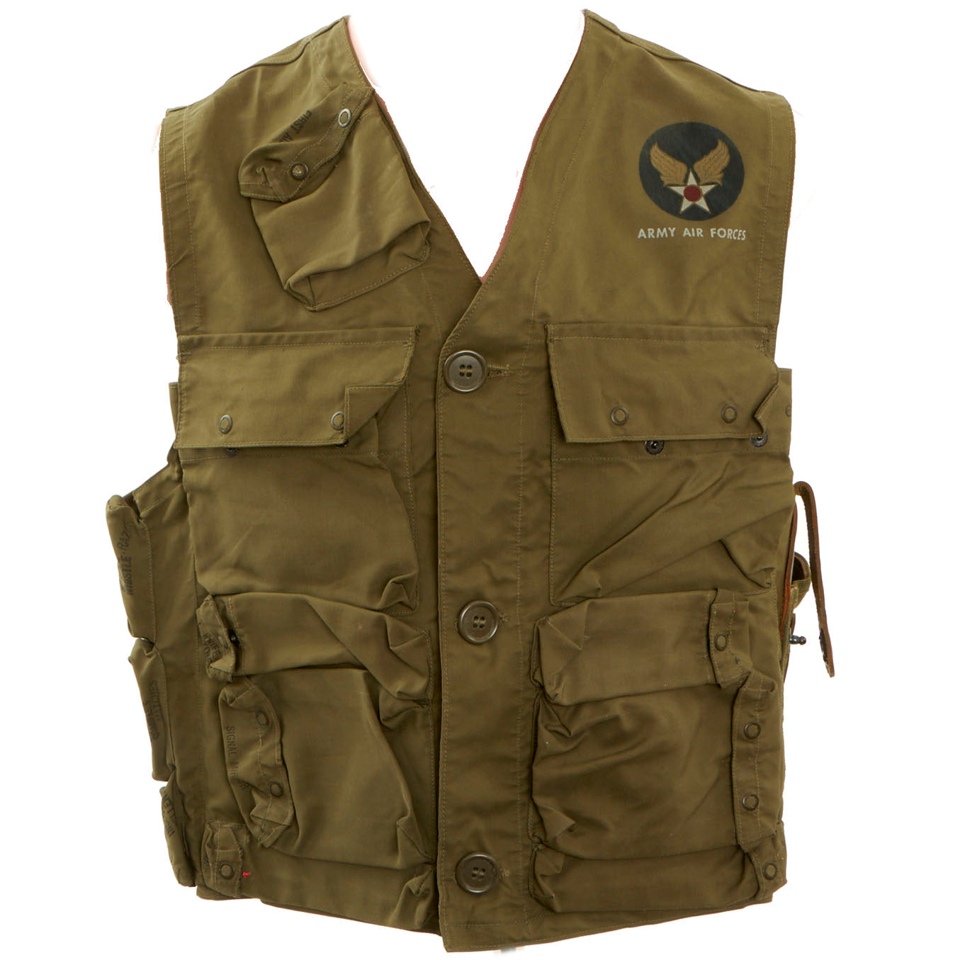 Original U.S. WWII USAAF Pilot Type C-1 Emergency Sustenance Vest