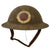Original U.S. WWI M1917 37th Infantry Division Doughboy Helmet with Liner & Chinstrap - Buckeye Division Original Items