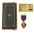 Original U.S. WWII Named KIA Purple Heart Medal with Fort Brag ID Card Original Items
