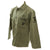 Original U.S. WWII U.S. Navy Corpsman 25th Regiment, 4th Marine Division Group - Named - P 41 HBT Top and Poncho Original Items