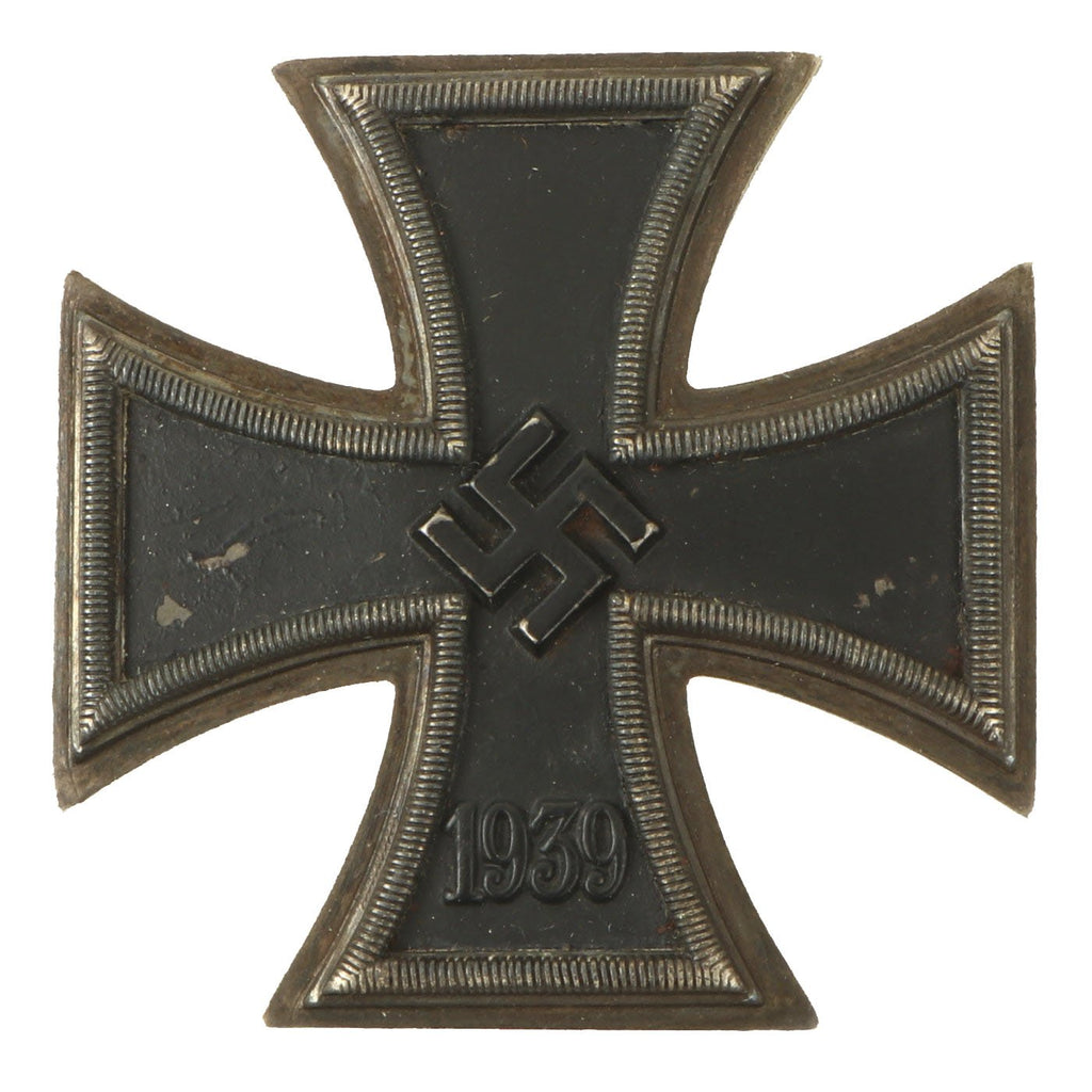 Original German WWII Vaulted Iron Cross First Class 1939 by Gebrüder Godet & Co. - EKI Original Items