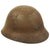 Original Imperial Japanese Army WWII Last Ditch Converted Type 90 Civil Defense Helmet Original Items