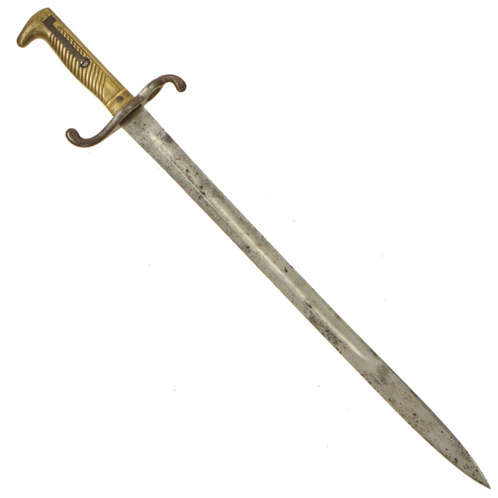 Original German Mauser Model 1871 Rifle Bayonet Dated 1874 by Luneschloss - Regimentally Marked Original Items