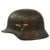 Original German WWII Service Worn M40 Single Decal Luftwaffe Helmet Shell with Textured Paint - SE62 Original Items