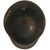 Original German WWII Service Worn M40 Single Decal Luftwaffe Helmet Shell with Textured Paint - SE62 Original Items