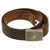 Original German WWII Army Heer EM/NCO Belt with Pebbled Aluminum Buckle Original Items