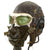 Original U.S. WWII Army Air Force Aviator Flight Helmet Set - AN6530 Green Tint Goggles, A-14 Mask, A-11 Helmet Original Items